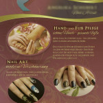 Nagelstudio - Logo+Flyerdesign - Jahr 2013 - Deutschland